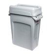 Rubbermaid Couvercle oscillant Slim Jim® pour collecteur de recyclage, gris  S