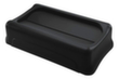 Rubbermaid Couvercle oscillant Slim Jim® pour collecteur de recyclage, noir  S