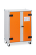 Cemo armoire de stockage de batteries lithium-ion antidéflagrante lockEX 8/10 à manutentionner, hauteur x largeur x profondeur 1110 x 800 x 660 mm