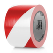 a.m.p.e.r.e. Ruban de marquage au sol TRAFFIC Tape Standard, rouge/blanc