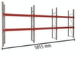 META Rayonnage à palettes MULTIPAL pour 9 palettes, largeur 5815 mm, 3 niveaux de stockage