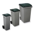 Poubelle Citybag d'une capacité maximale de 240 l, 240 l, gris foncé