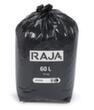 Sac poubelle indéchirable avec ruban de fermeture, 60 l, noir