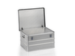 Gmöhling caisse de transport G®-professional BOX en tôle d'aluminium structuré