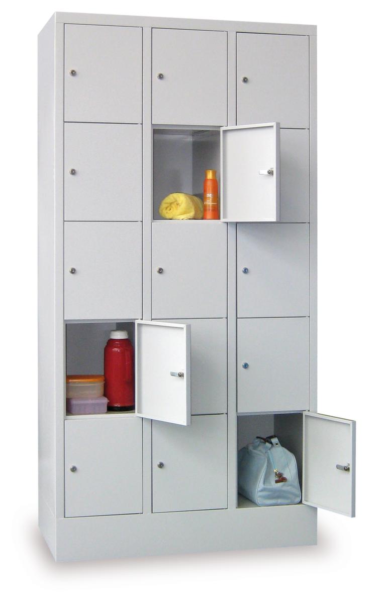 PAVOY Armoire multicases Basis gris clair avec max. 8 casiers  ZOOM