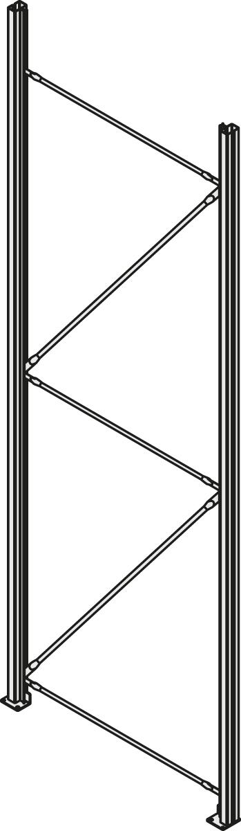 Rayonnage grande largeur système modulaire  ZOOM