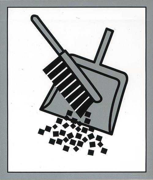 Kit d'étiquettes autocollantes pour conteneur de tri sélectif ZOOM