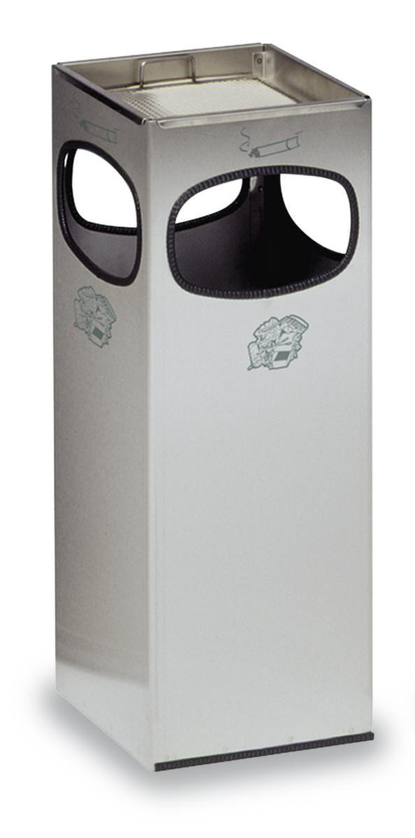 Cendrier poubelle en acier inoxydable ZOOM