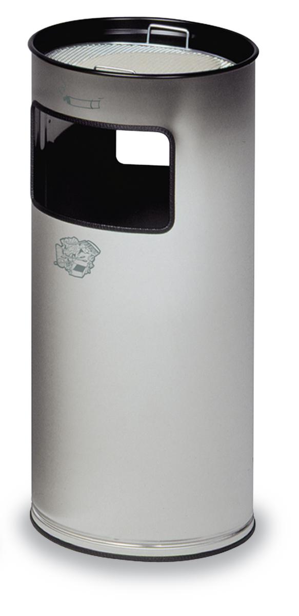 Cendrier poubelle en acier inoxydable ZOOM