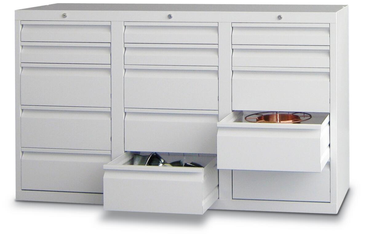 PAVOY Armoire à tiroirs Basis gris clair avec max. 34 tiroirs  ZOOM