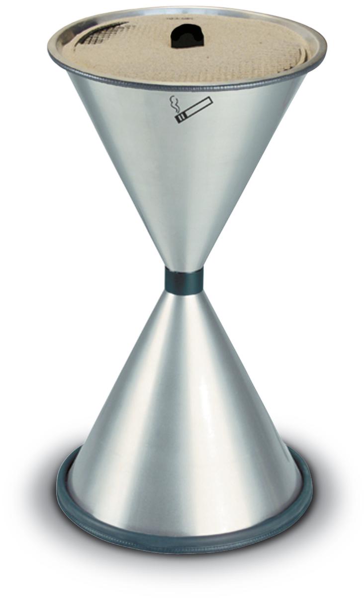 Cendrier sur pied en forme de sablier ZOOM