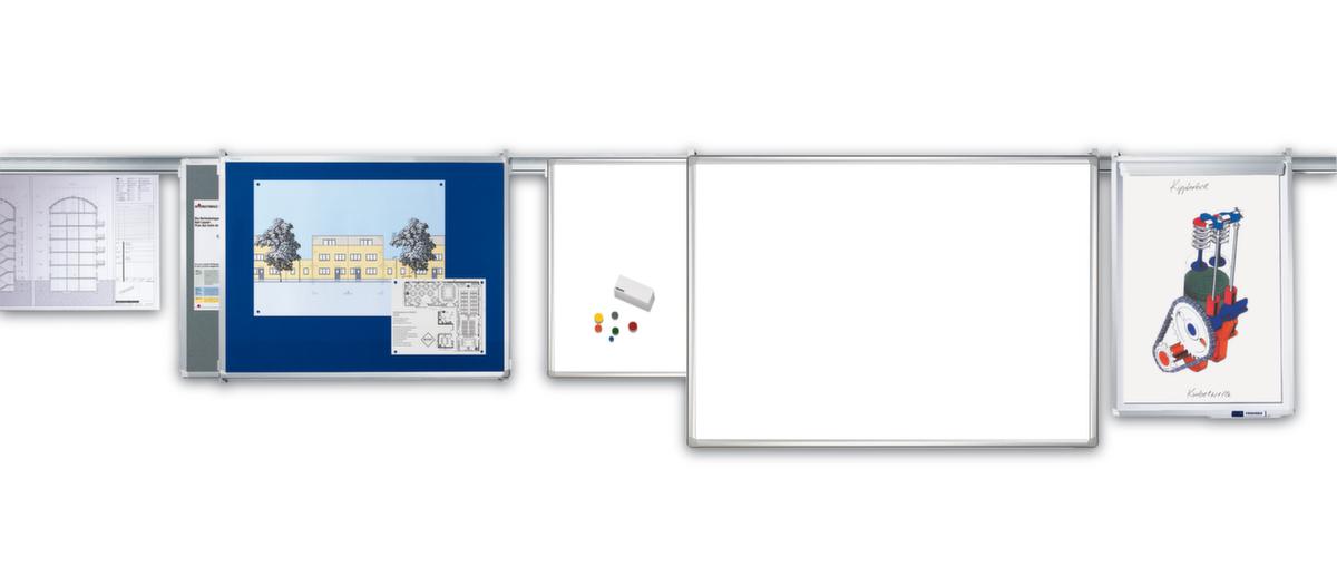 Franken Tableau blanc PRO, hauteur x largeur 900 x 1800 mm  ZOOM