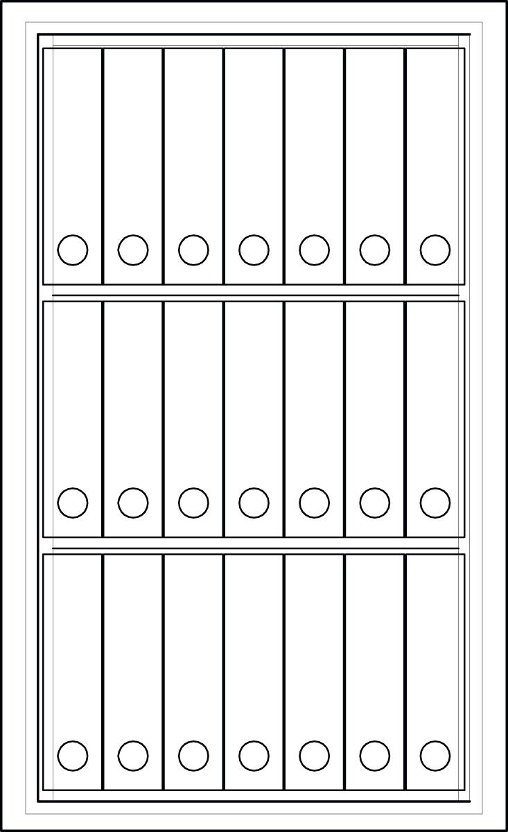 Format Tresorbau Armoire coupe-feu niveau de sécurité VdS 1/S 60 P  ZOOM