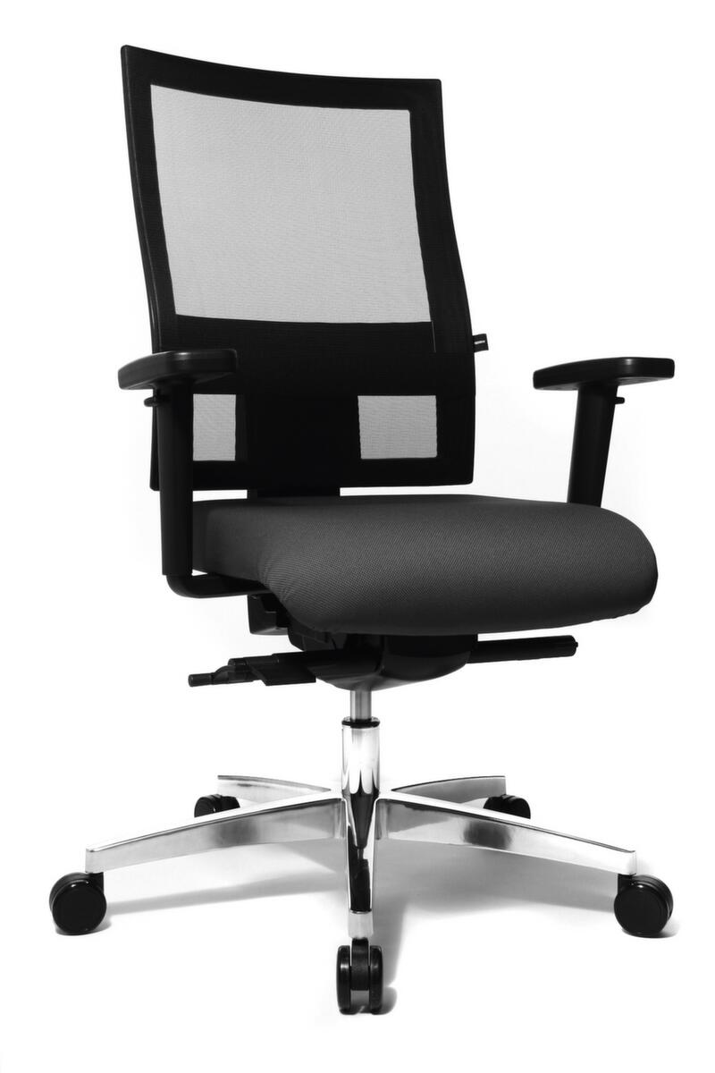 Topstar Siège pivotant Sitness 60 avec articulation Body-Balance-Tec, Dossier maille, anthracite