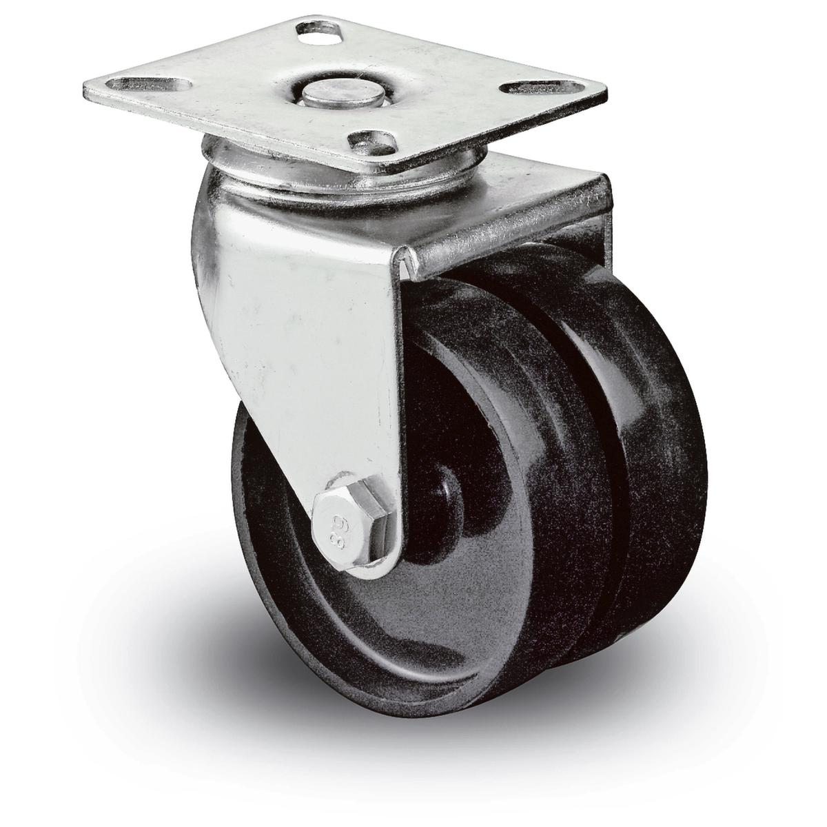 BS-ROLLEN Roulette double pour appareil ZOOM