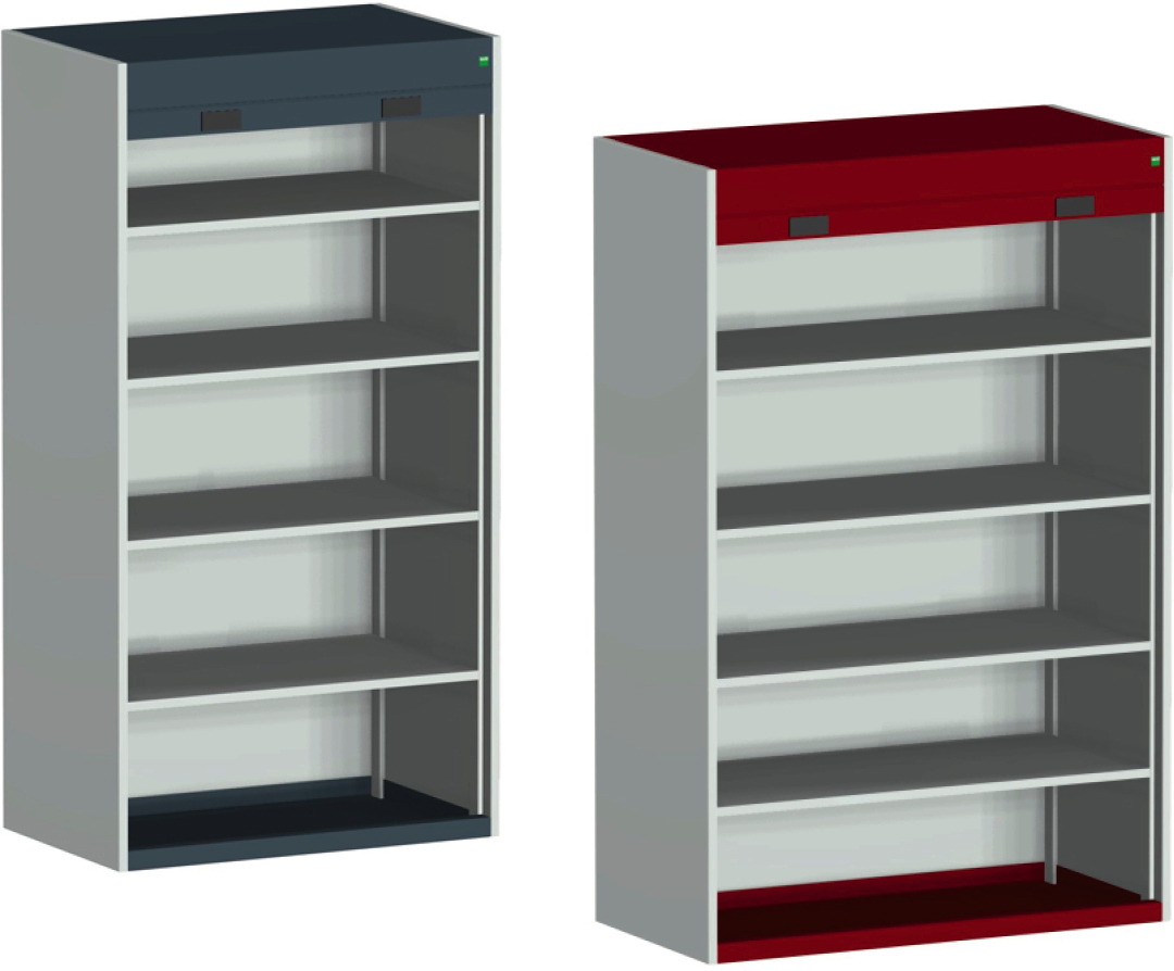 bott Armoire modulable cubio avec rideau  ZOOM