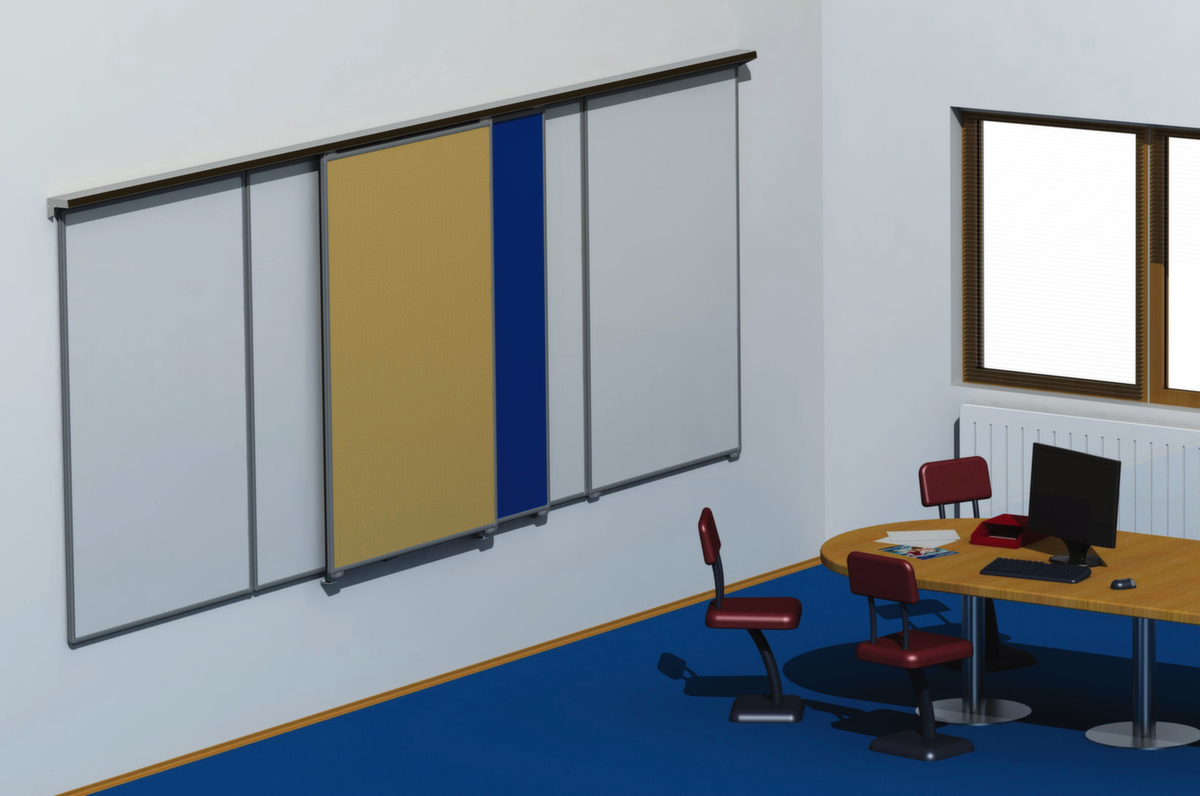 Glissière murale modulaire pour tableaux  ZOOM