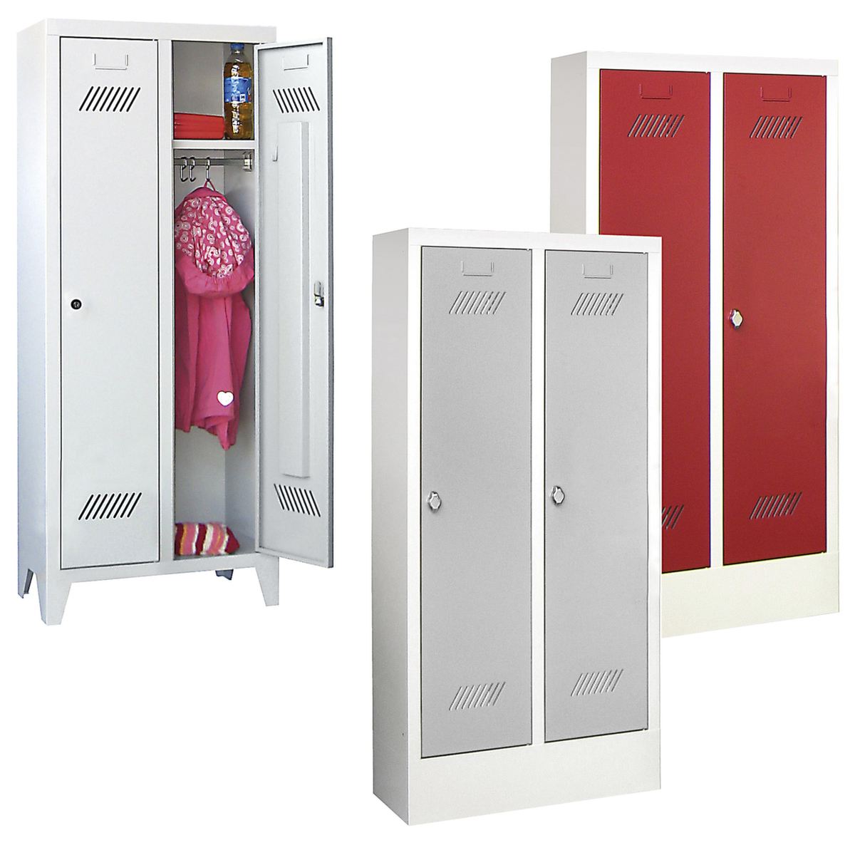 PAVOY Armoire vestiaire Basis pour écoles maternelles  ZOOM