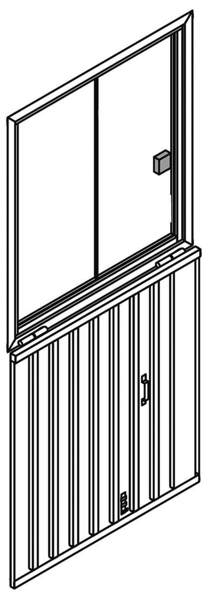 Säbu Fenêtre coulissante pour box de stockage  ZOOM