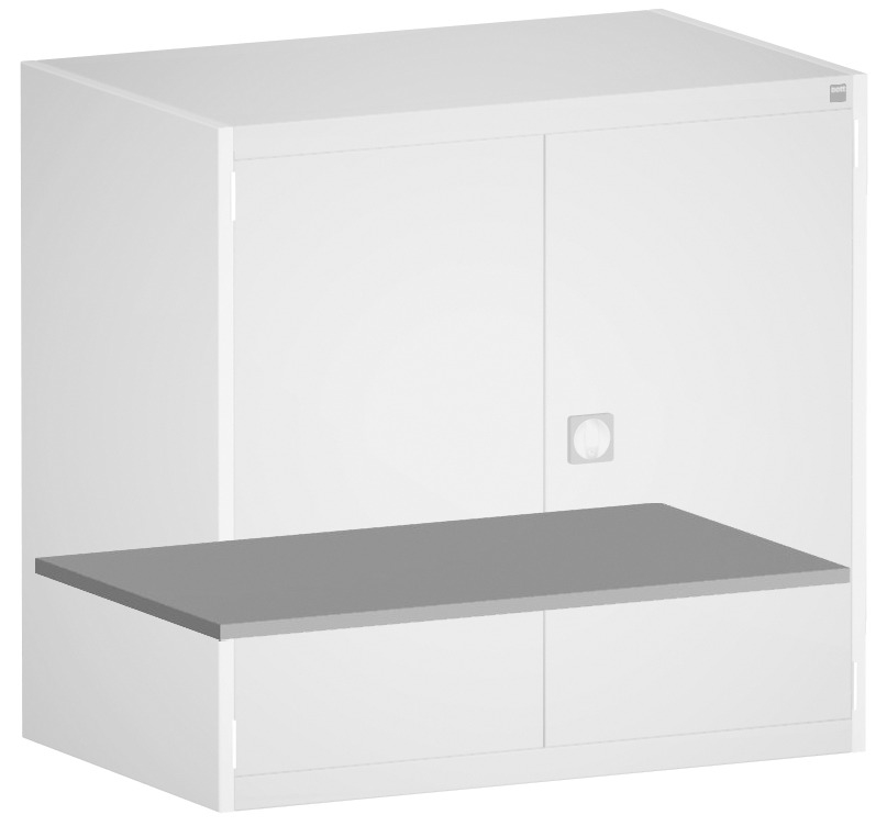 bott Tablette galvanisée cubio pour armoire modulable, largeur x profondeur 1050 x 650 mm  ZOOM