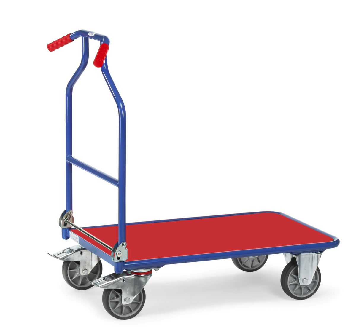 fetra Chariot avec barre de poussée pliable, force 400 kg, TPE bandage