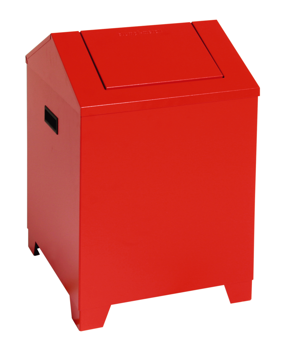 stumpf Nettoyage d'une boîte de laine, 45 l, RAL3000 rouge vif  ZOOM