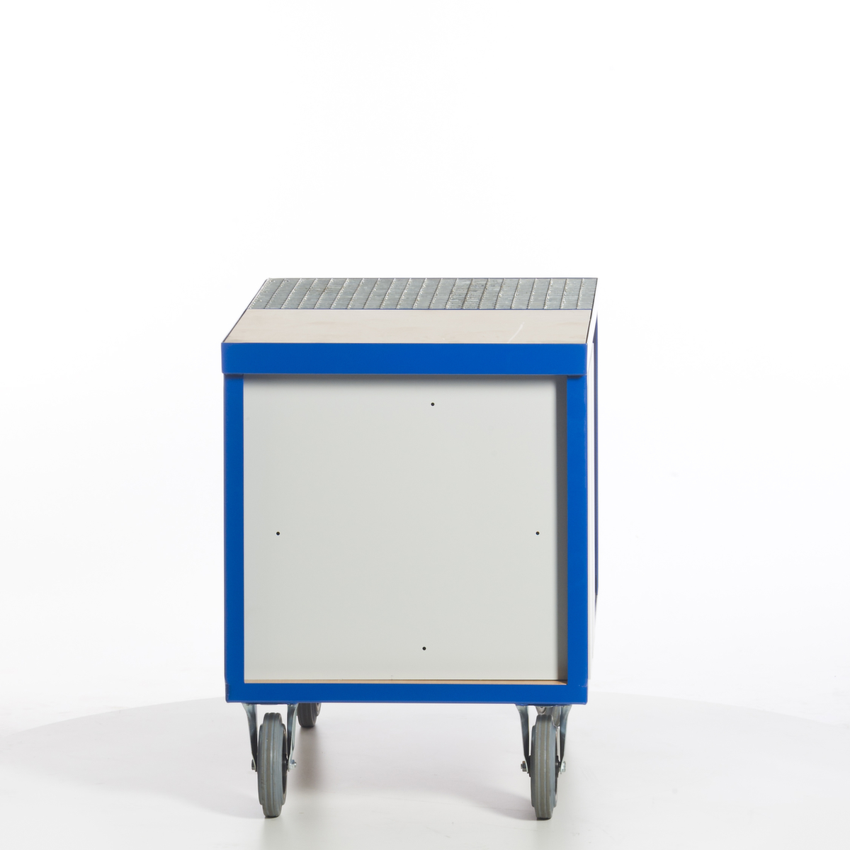 Rollcart Voiture atelier écologique avec cuve et grille étanches à l'huile, force 600 kg, plateau longueur x largeur 1150 x 700 mm ZOOM