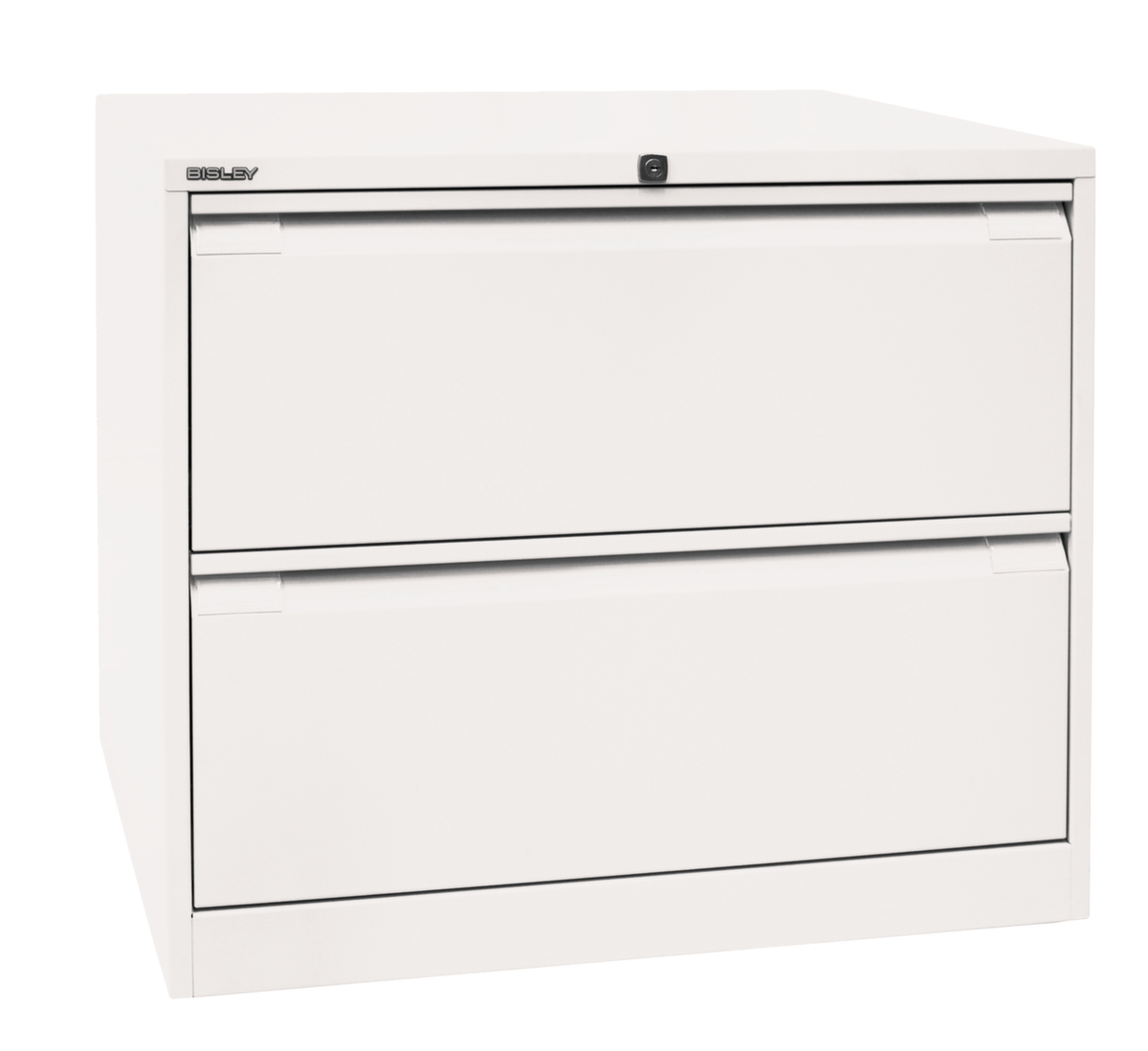 Bisley Armoire pour dossiers suspendus, 2 extensions, blanc signalisation/blanc signalisation  ZOOM