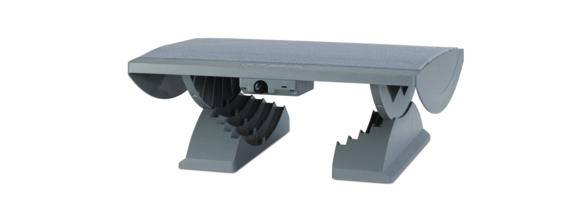 Repose-pieds chauffant avec tapis ZOOM