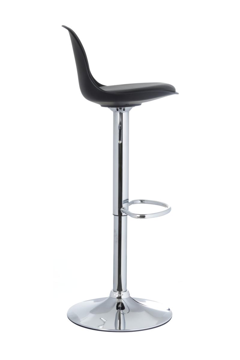 Paperflow Tabouret de bar Bobba, assise noir  ZOOM