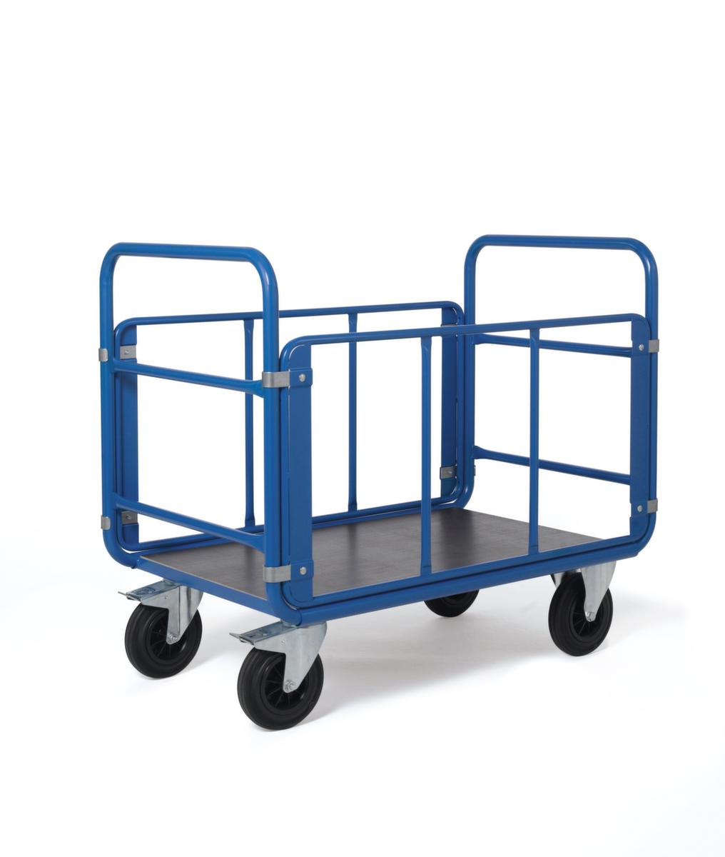 Wagon tubulaire à quatre parois avec zone de chargement antidérapante ZOOM