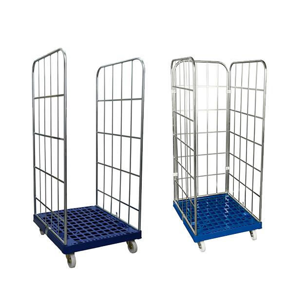 Bac sur roulettes rolltainer® avec plateforme plastique Lxl 815x682 mm ZOOM