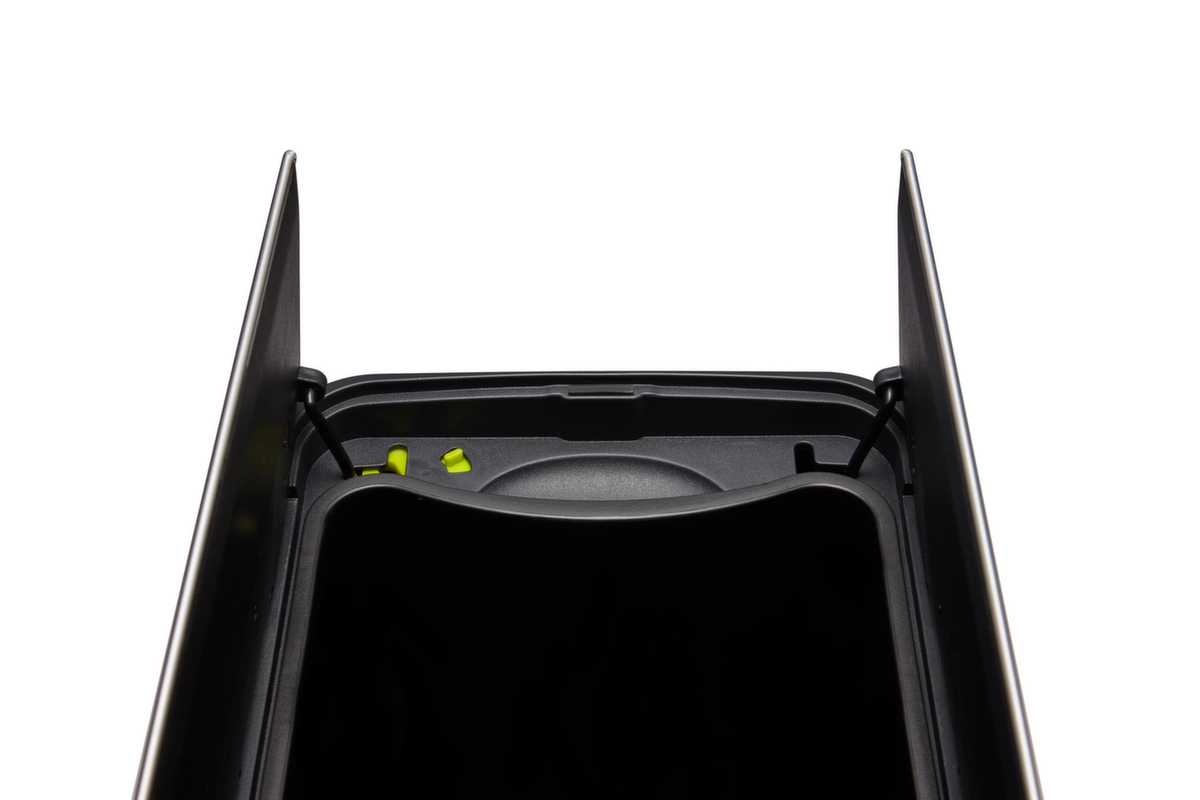 Poubelle à pédale acier inoxydable mobile EKO Ecofly ZOOM