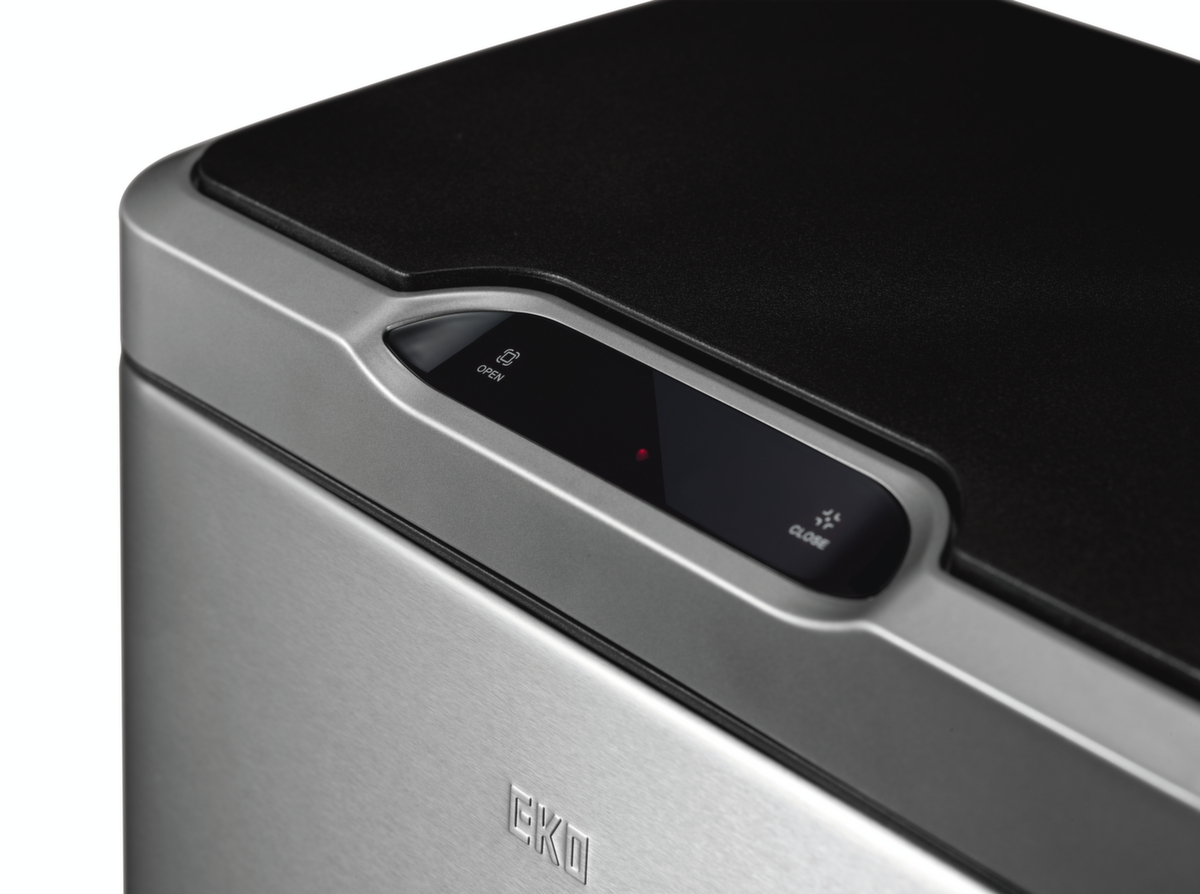 Poubelle à capteur EKO Mirage en acier inoxydable ZOOM