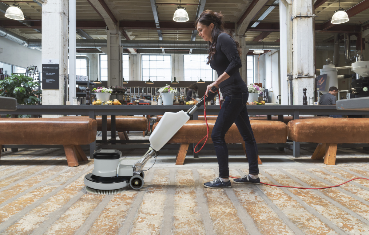 Machine à disque unique EM 17 EVO avec brosse à récurer et à shampooing, puissance 1200 W  ZOOM