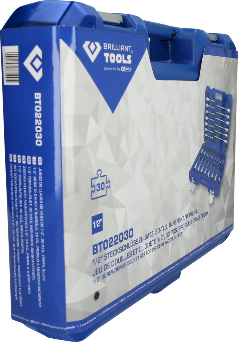 Brilliant Tools Jeu de clés à douilles 1/2"  ZOOM