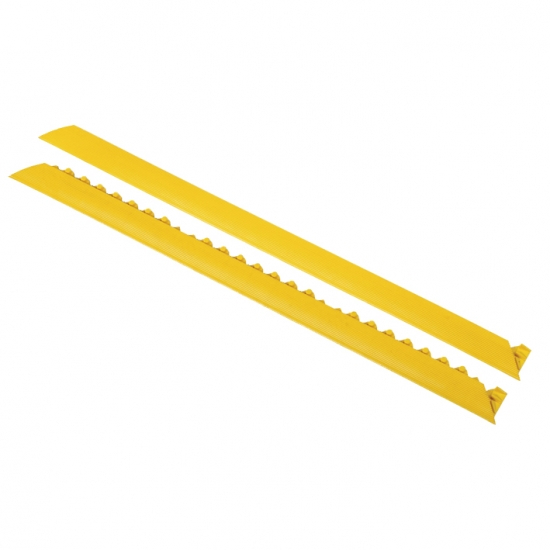 baguette de finition de bordure Almelo pour tapis antifatigue, jaune