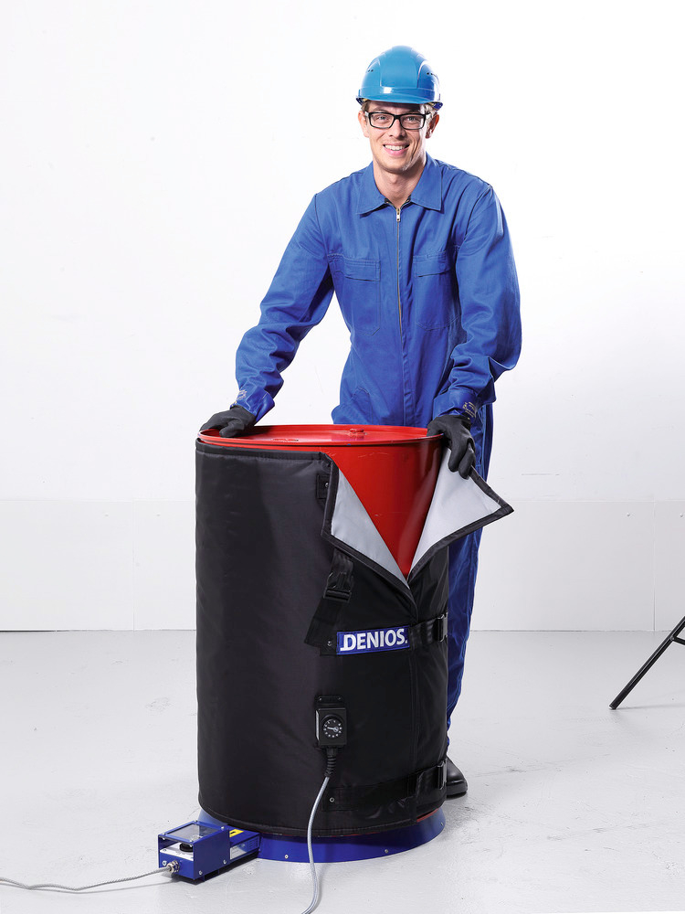 enveloppe chauffante pour fût de 200 litres  ZOOM