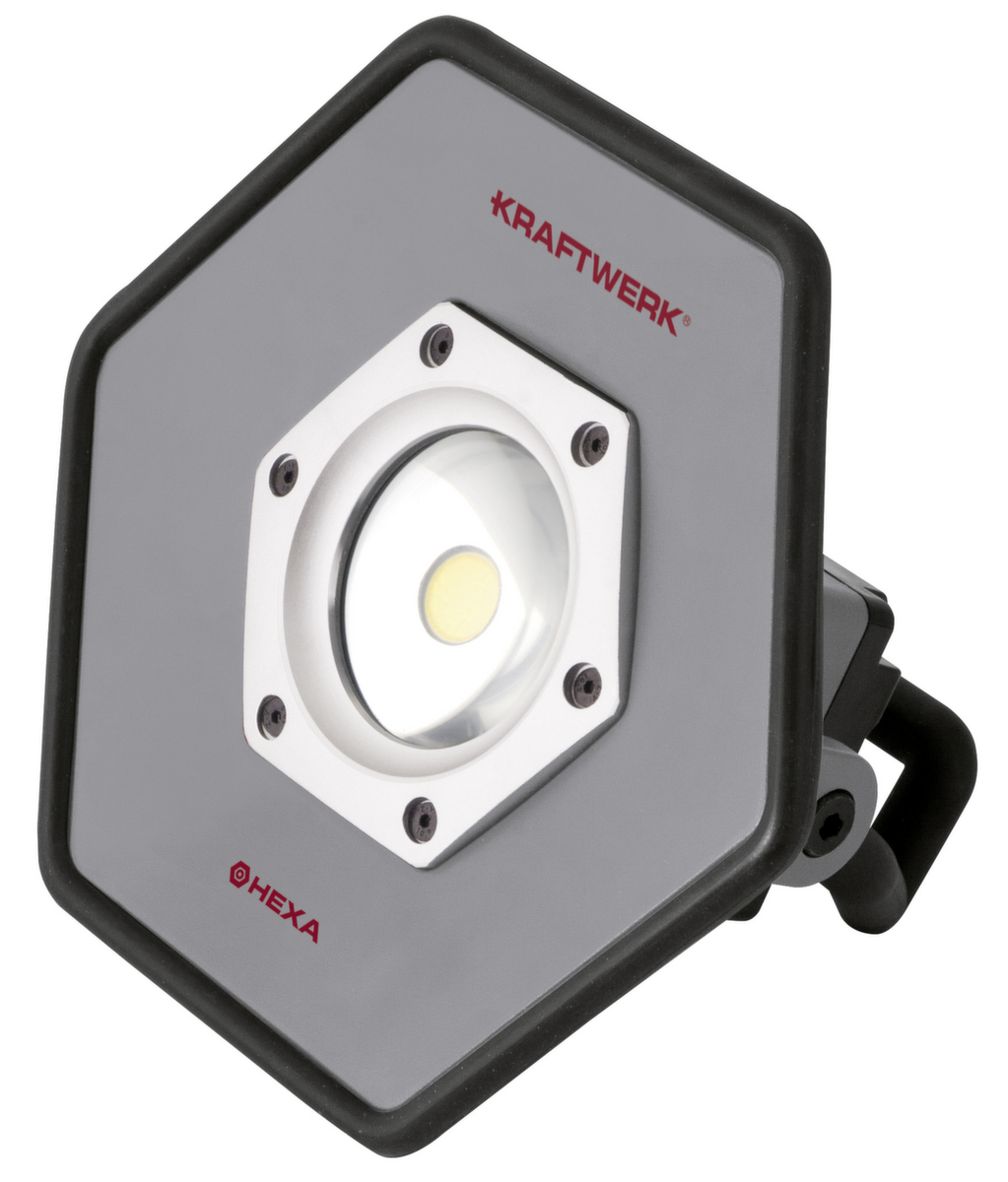 KRAFTWERK® Projecteur industriel de chantier à LED COB 20W rechargeable