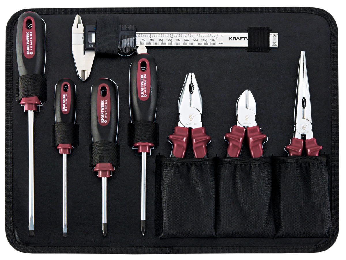 KRAFTWERK® 151-t. Coffret à outils professionnel en aluminium KW  ZOOM