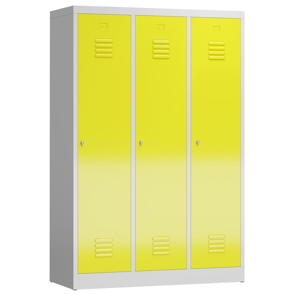 Armoire vestiaire ClassiX pour séparation noir blanc, largeur de compartiment 395 mm