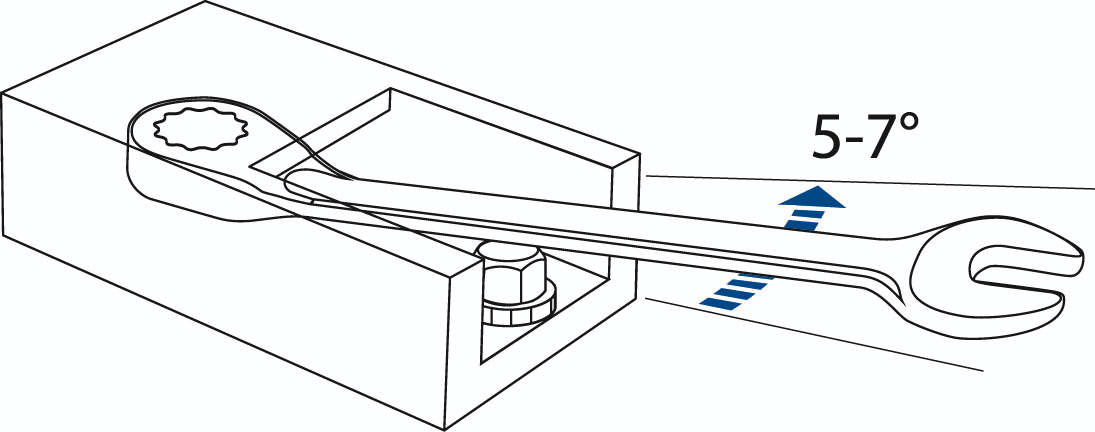 GEDORE 7 UR 13 Clé à fourche à cliquet ZOOM