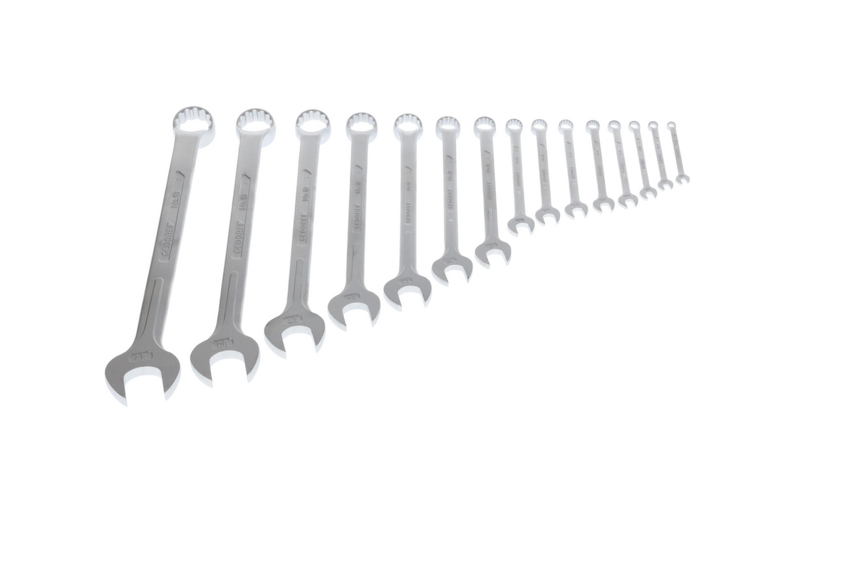 GEDORE 1 B-0115 Jeu de clés mixtes 15 pièces 6-32 mm  ZOOM