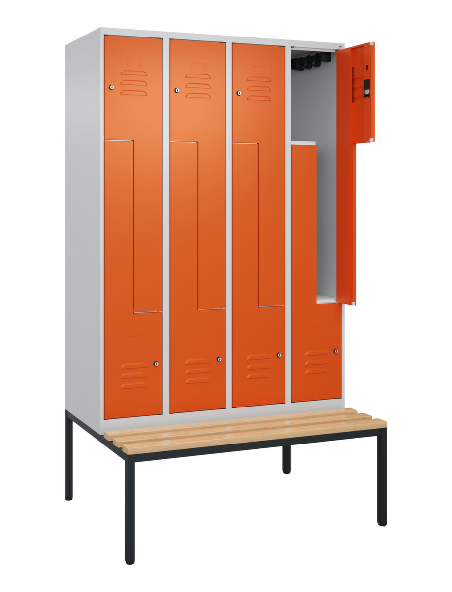 C+P Armoire vestiaire en Z Classic Plus  ZOOM