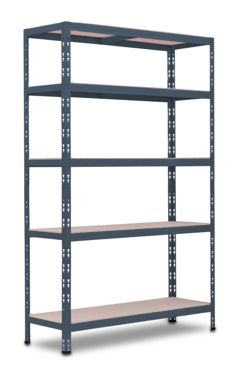 UDOBÄR Rayonnages pour fortes charges, hauteur x largeur x profondeur 1800 x 1200 x 400 mm, 5 tablettes