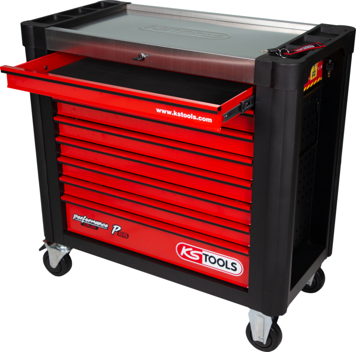 KS Tools Performanceplus workshop trolley set P25 with 660 tools for 8 drawers  ZOOM