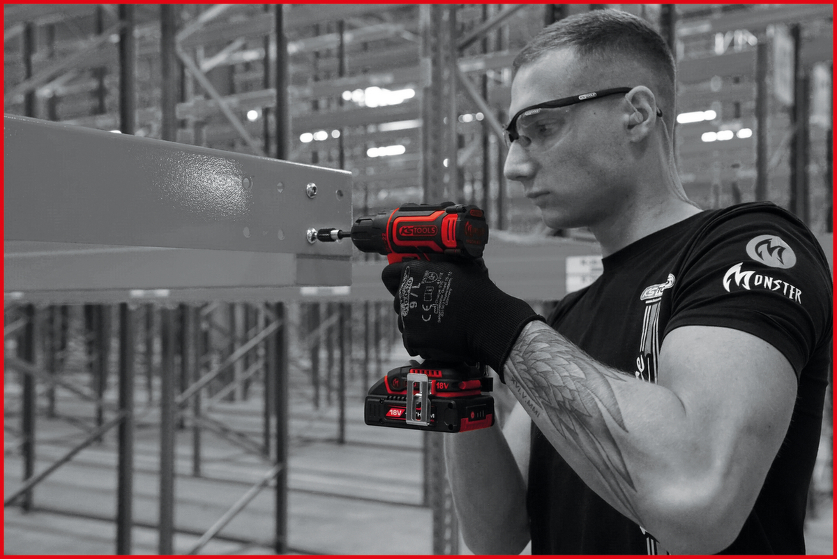 KS Tools eMONSTER Brushless cordless drill and screwdriver set ZOOM