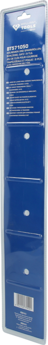 Brilliant Tools V-belt and tensioner pulley wrench set ZOOM