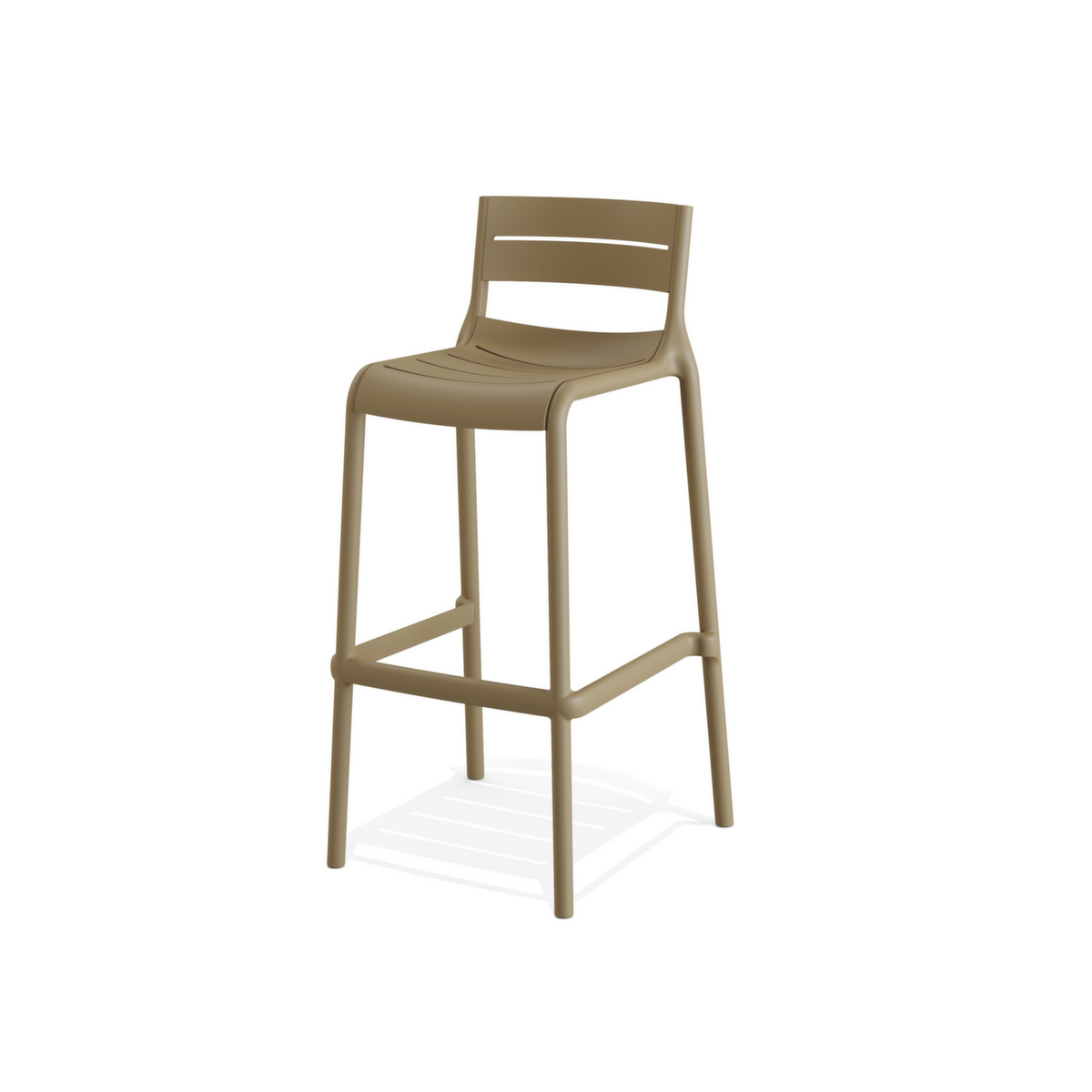 VEBA Tabouret de bar Essentials Calor, assise sable  ZOOM