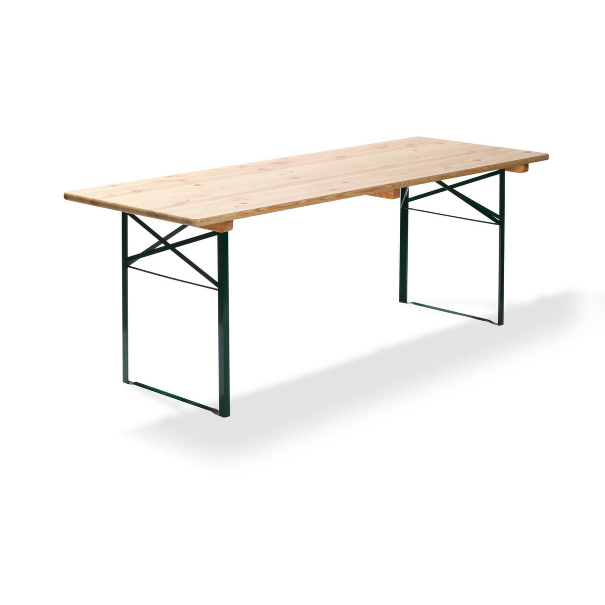 VEBA table de brasserie Essentials, largeur x profondeur 2200 x 500 mm, panneau nature  ZOOM